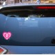 Baby Shower Pink Feet It's a Girl Vinyl Decal