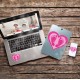 Baby Shower Pink Feet It's a Girl Vinyl Decal