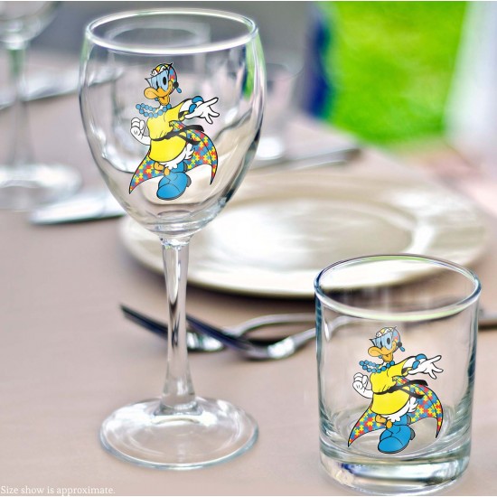 Daisy Duck Style Superhero Style Autism Awareness Vinyl Decal