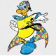 Daisy Duck Style Superhero Style Autism Awareness Vinyl Iron-On Decal