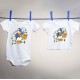 Donald Duck Christmas Lights Vinyl Iron-On Decal