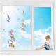 Daisy Duck Easter Bunny Static Cling Decal