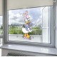 Daisy Duck Easter Bunny Static Cling Decal