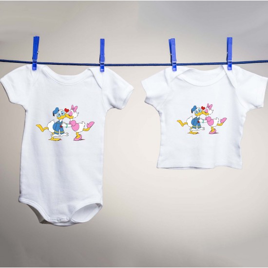 Donald & Daisy Love Vinyl Iron-On Decal