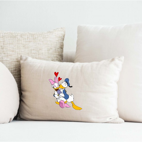 Donald & Daisy Kiss Vinyl Iron-On Decal