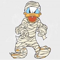 Donald Duck Mummy Vinyl Decal