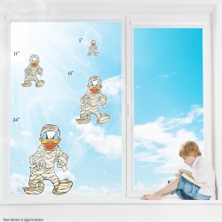 Donald Duck Mummy Static Cling Decal