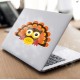 Owl Thanksgiving Turkey Vinyl Decal