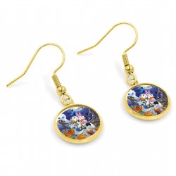 Donald & Daisy Halloween Earrings