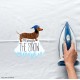 Dachshund through the Snow Vinyl Iron-On Decal