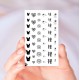 French Bulldog Nail Decals