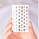 French Bulldog Love Nail Decals