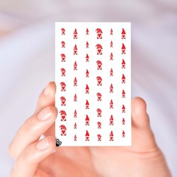 Gnomes Love Nail Decals