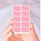 Pink Camo Nail Decals