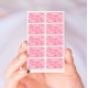 Pink Camo Nail Decals