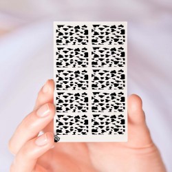 Cow Print Nail Decals