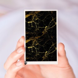 Marble Black & Gold Nail Decals