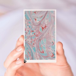 Marble Pink & Blue Nail Decals