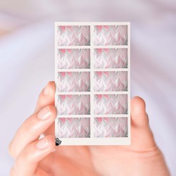 Marble Pink & Gray Nail Decals