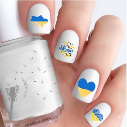 Celebrate Heritage - Ukraine Nail Decals