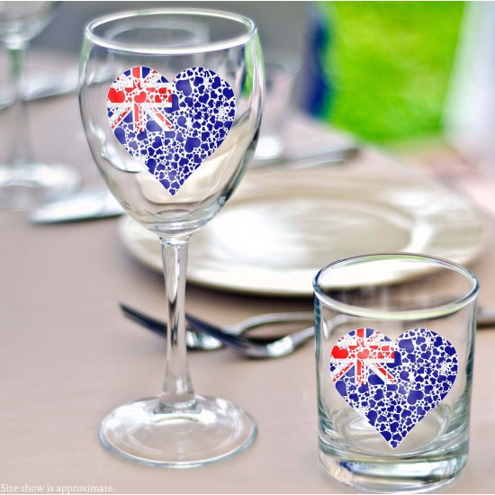 Celebrate Heritage - Australia Heart of Hearts Vinyl Decal