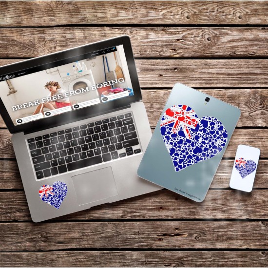 Celebrate Heritage - Australia Heart of Hearts Vinyl Decal