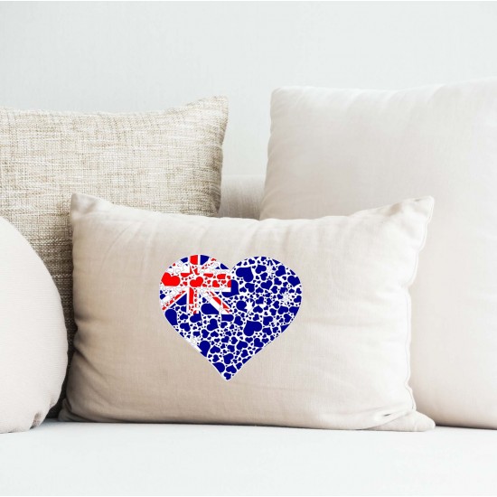 Celebrate Heritage - Australia Heart of Hearts Vinyl Iron-On Decal