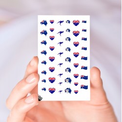 Celebrate Heritage - Australia Nail Decals