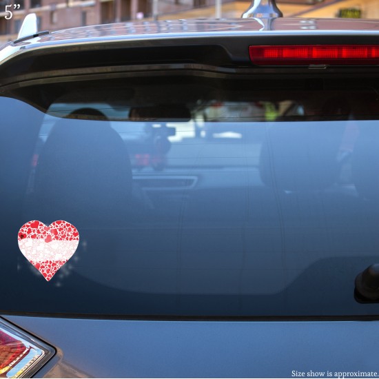 Celebrate Heritage - Austria Heart of Hearts Vinyl Decal