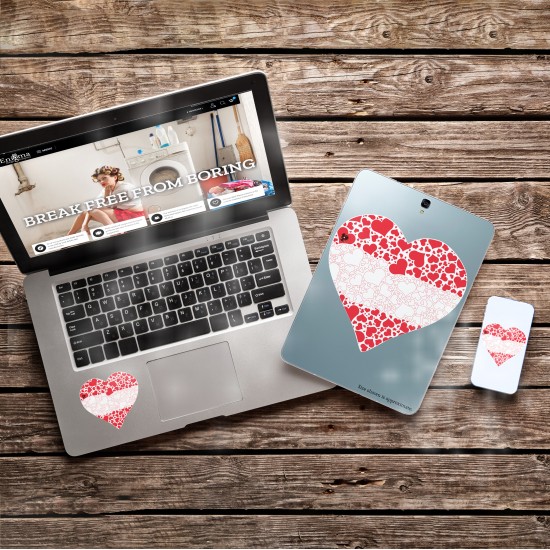 Celebrate Heritage - Austria Heart of Hearts Vinyl Decal