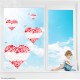 Celebrate Heritage - Austria Heart of Hearts Static Cling Decal