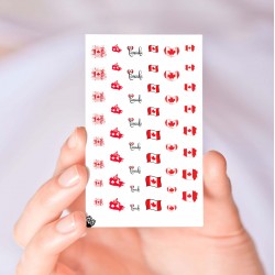 Celebrate Heritage - Canada Nail Decals