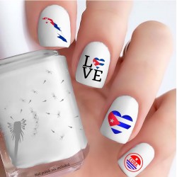 Celebrate Heritage - Cuba Nail Decals