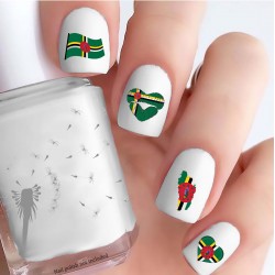 Celebrate Heritage - Dominica Nail Decals