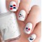 Celebrate Heritage - Dominican Republic Nail Decals