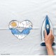 Celebrate Heritage - Argentina Lip Heart Vinyl Iron-On Decal