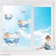 Celebrate Heritage - Argentina Lip Heart Static Cling Decal